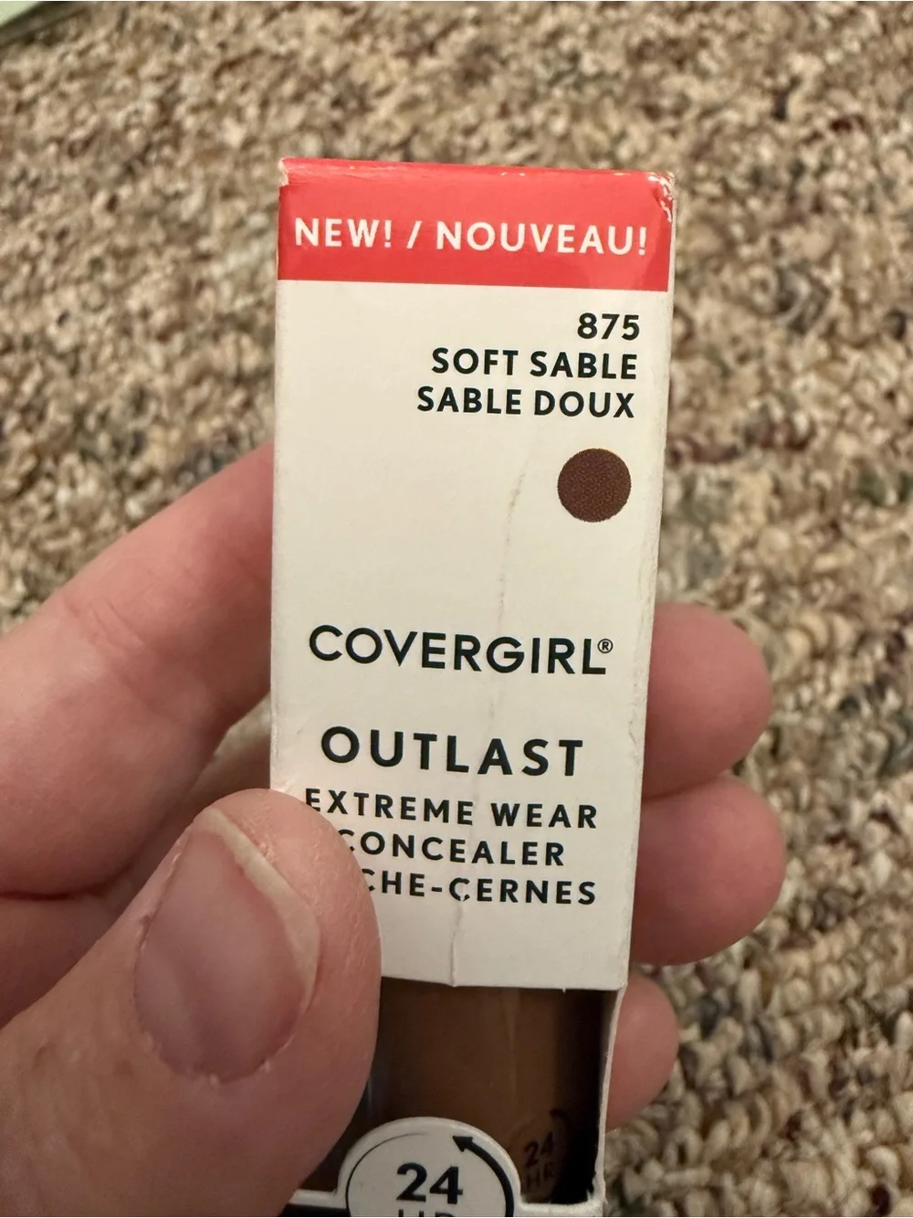 COVERGIRL Outlast Concealer in Soft Sable (beige/tan)